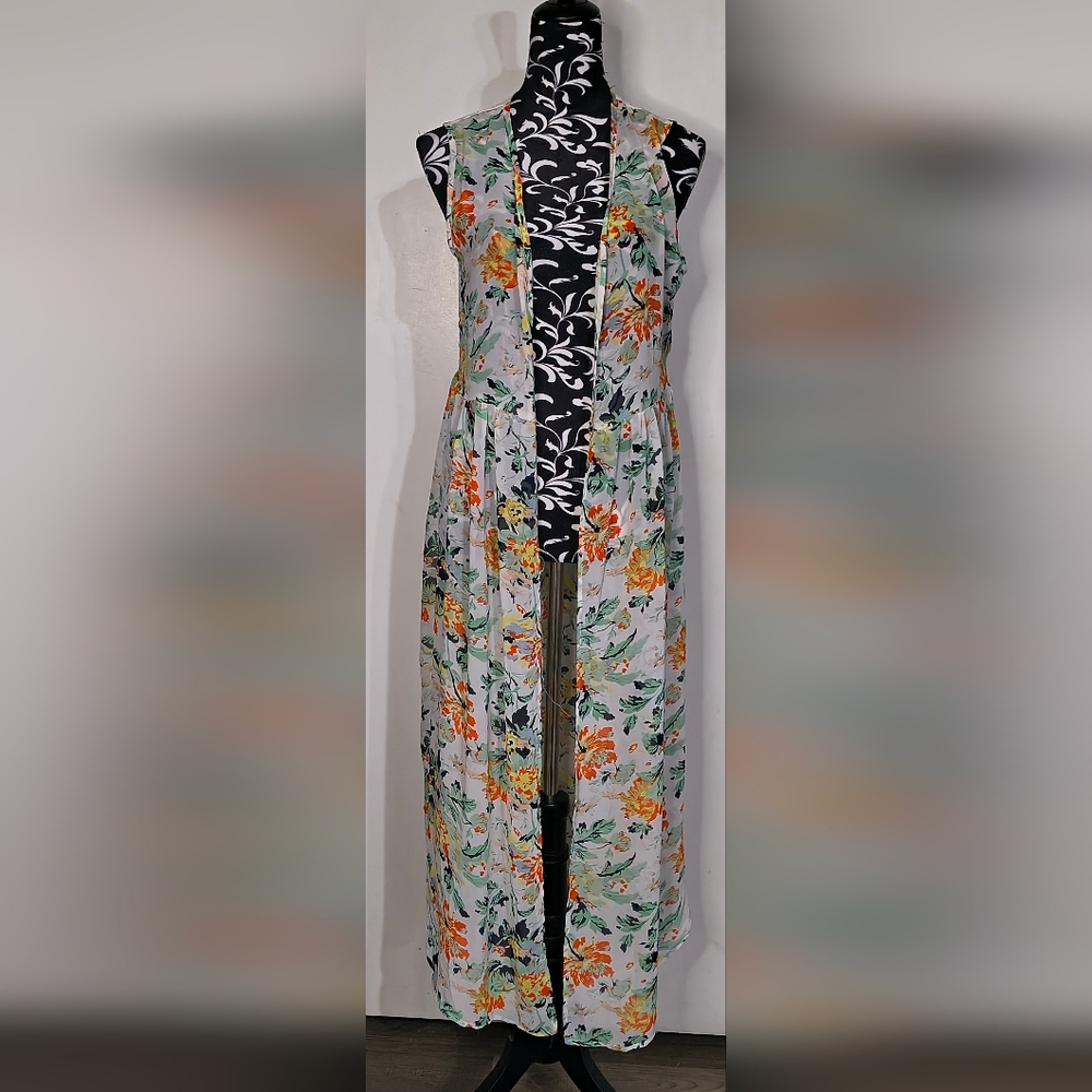 Floral Sheer Cardigan